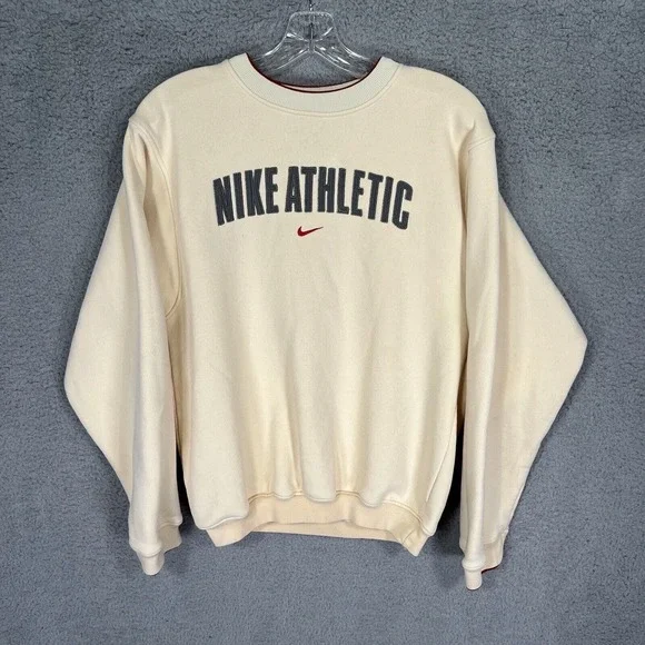 Nike Sweaters Vintage Nike Sweater Mens Small Ivory Center